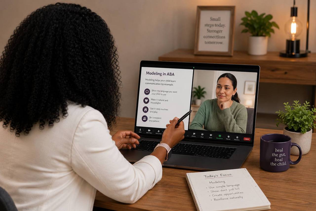 Virtual coaching session on communication modeling